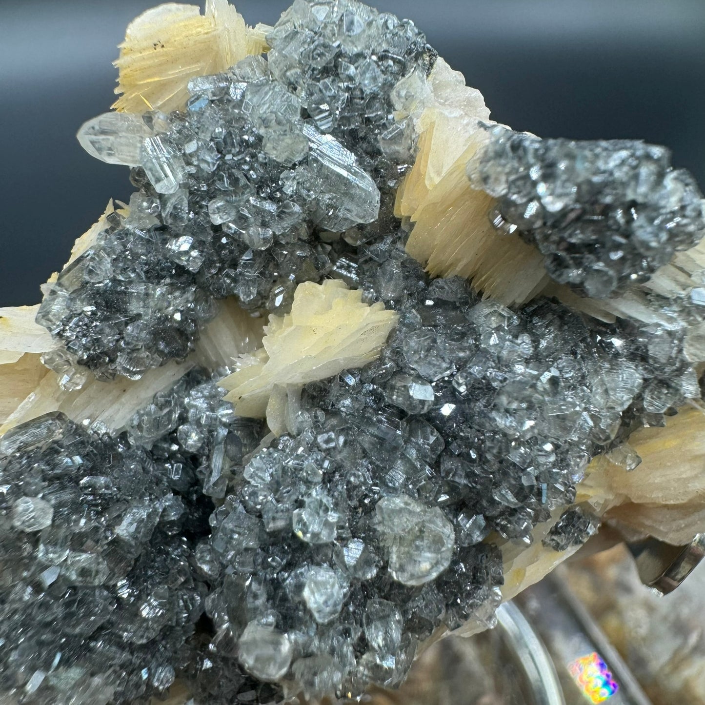 Galena with Barite and Cerrusite 5A