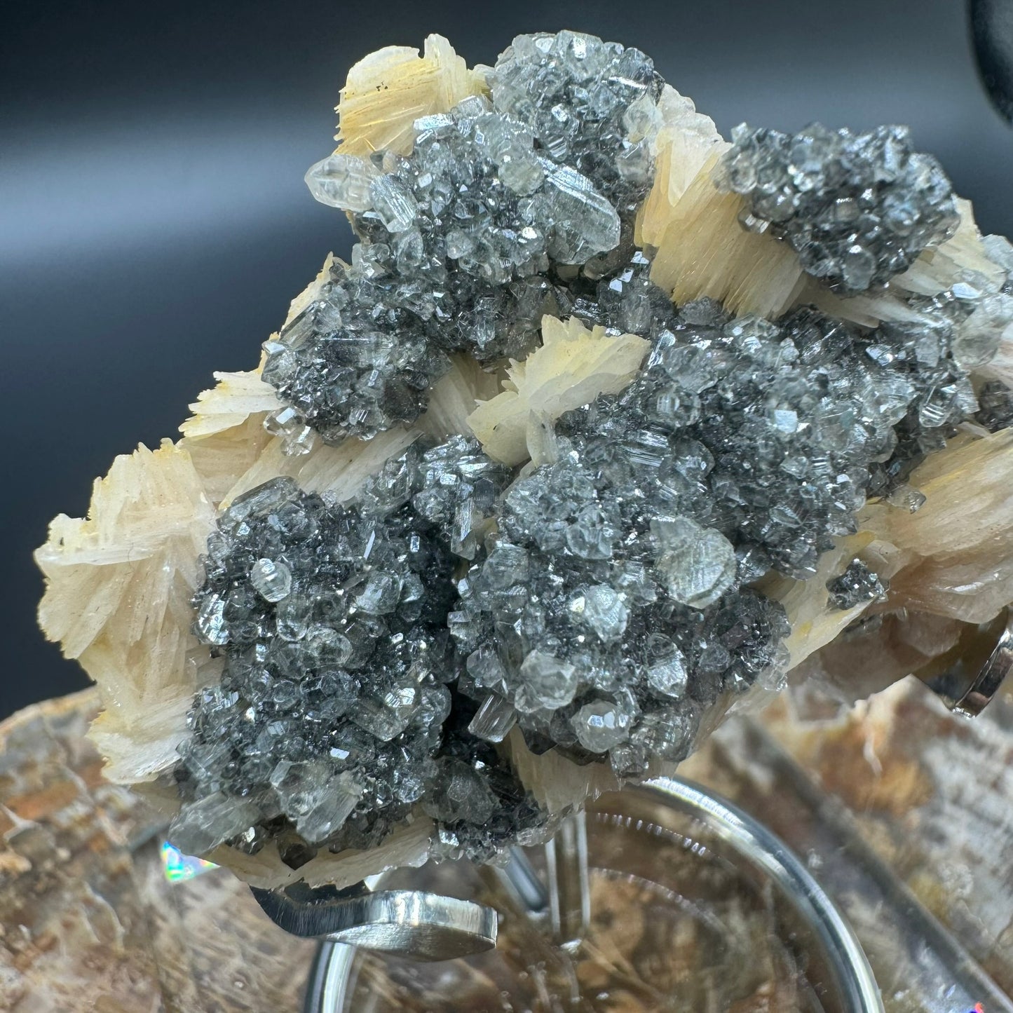 Galena with Barite and Cerrusite 5A